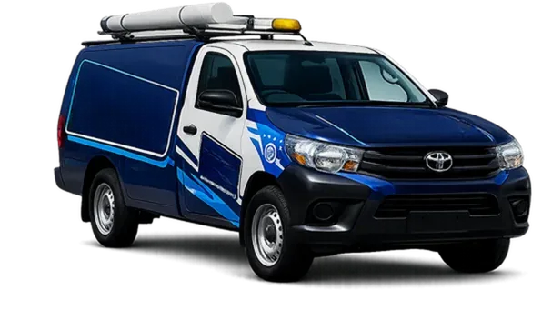 Licensed plumber van servicing Wahroonga