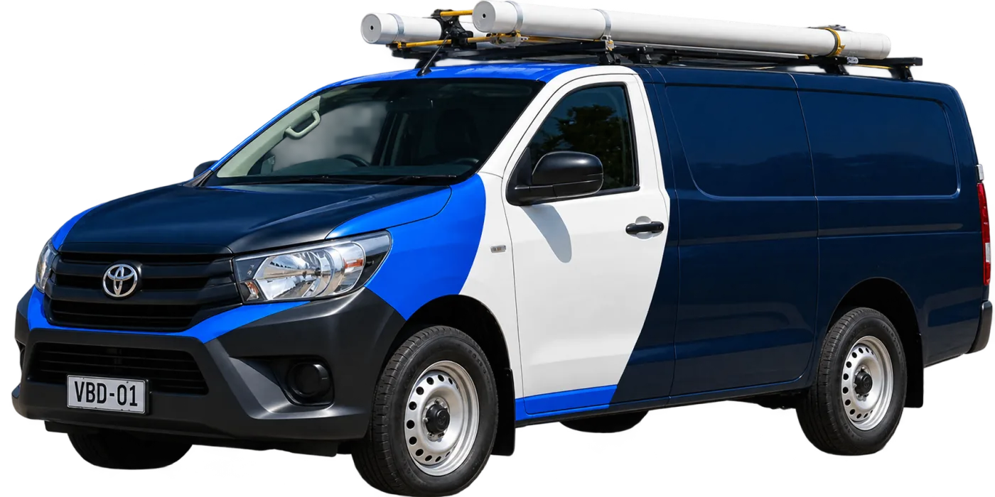 Our van, covering Wahroonga and the surrounding suburbs